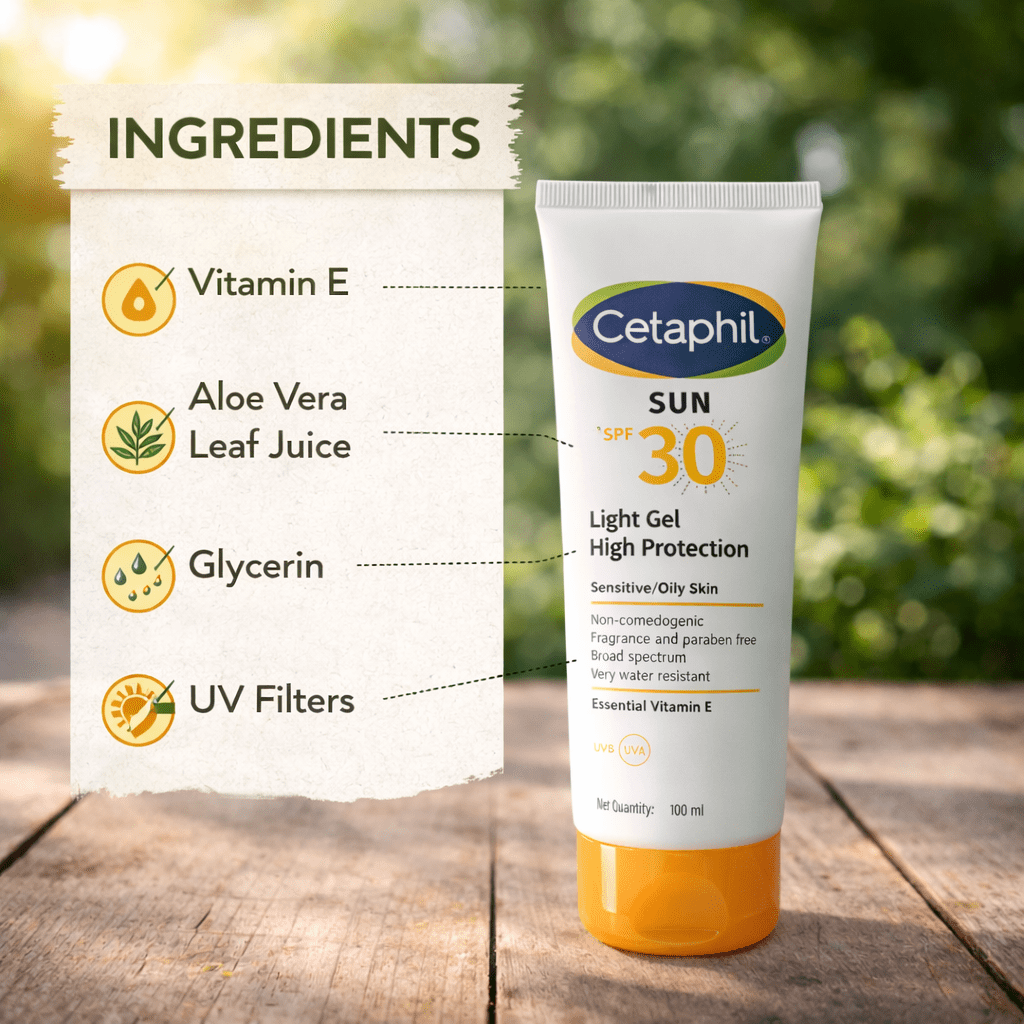 Cetaphil Sun Light Gel High Protection SPF 30 - Cosmosentials