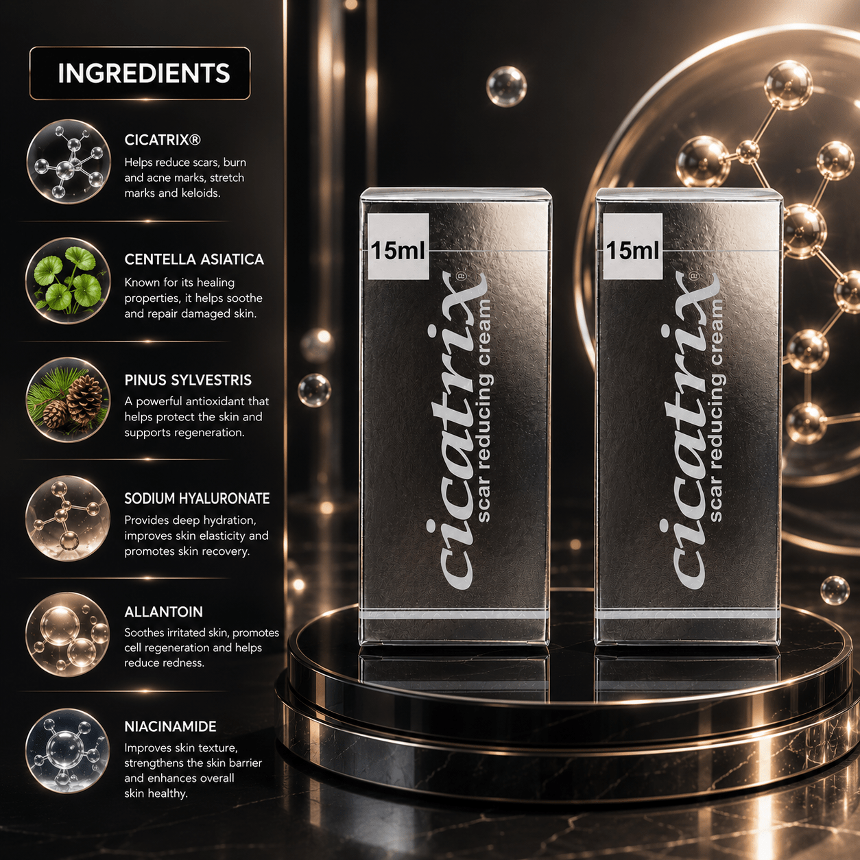 Cicatrix Scar Reducing Cream - Cosmosentials
