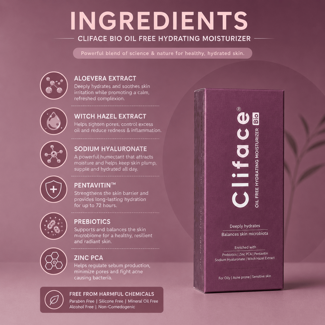 Cliface Bio Oil Free Hydrating Moisturizer - Cosmosentials