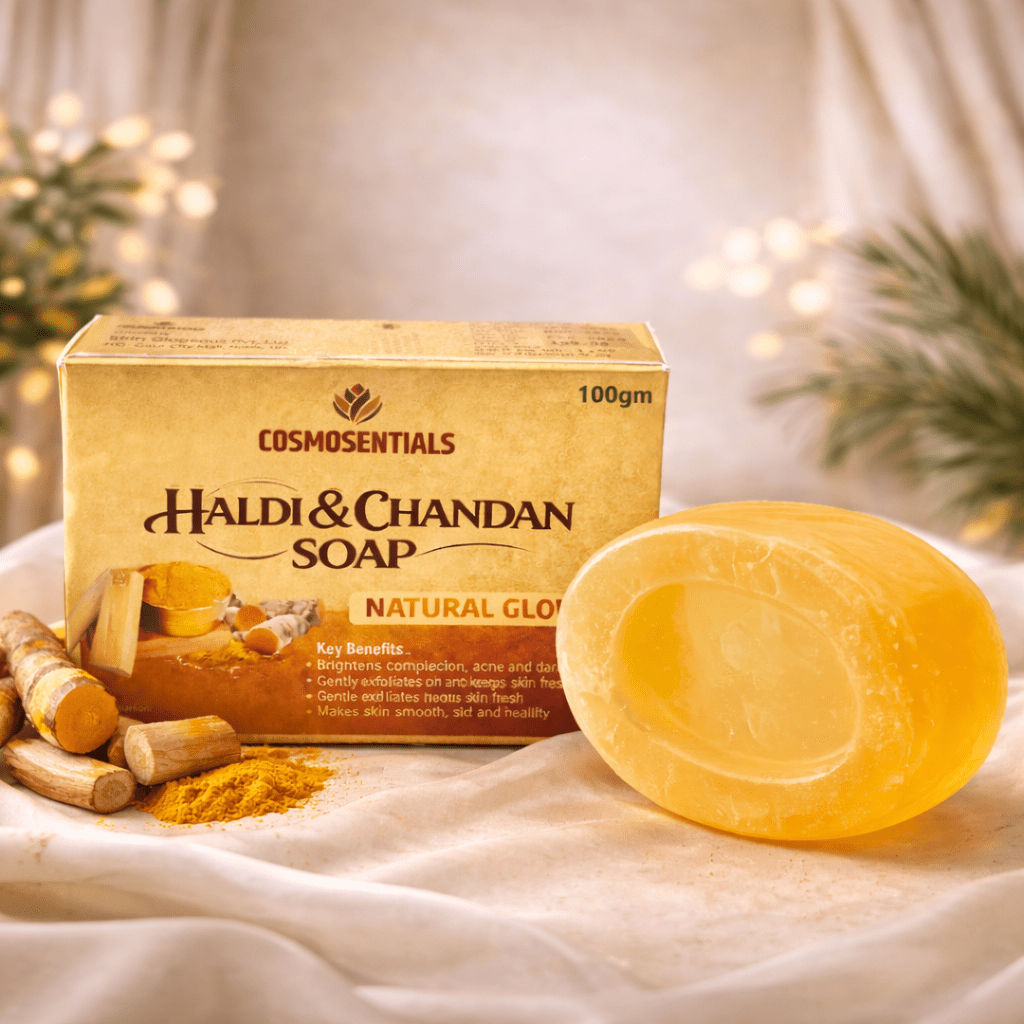 Cosmosentials Haldi & Chandan Soap - Cosmosentials