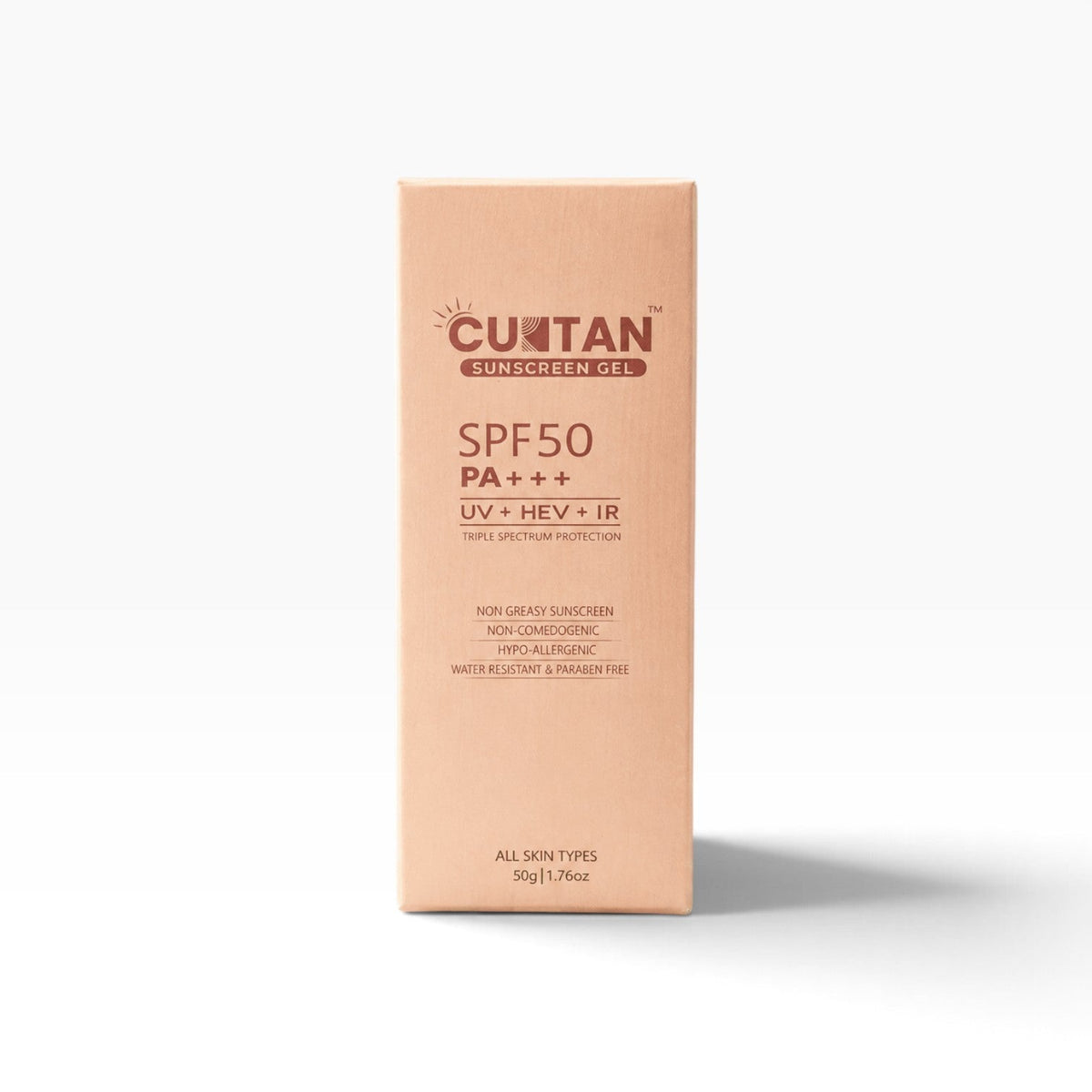 Curtan Sunscreen Gel SPF 50 PA+++ - Cosmosentials