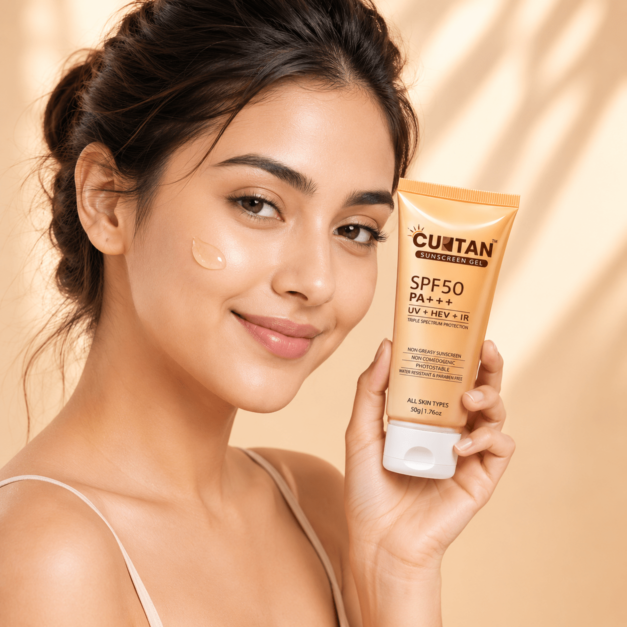 Curtan Sunscreen Gel SPF 50 PA+++ - Cosmosentials
