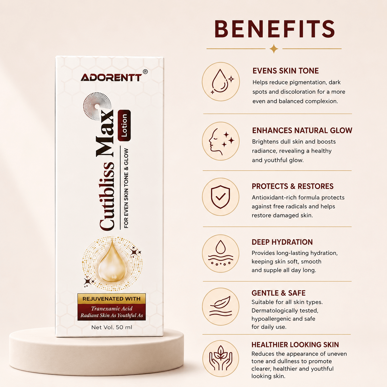 Cutibliss Max Lotion - Cosmosentials
