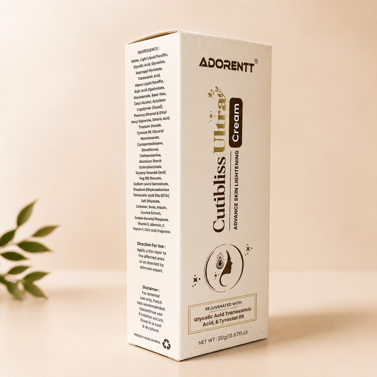 Cutibliss Ultra Advance Skin Lightening Cream - Cosmosentials