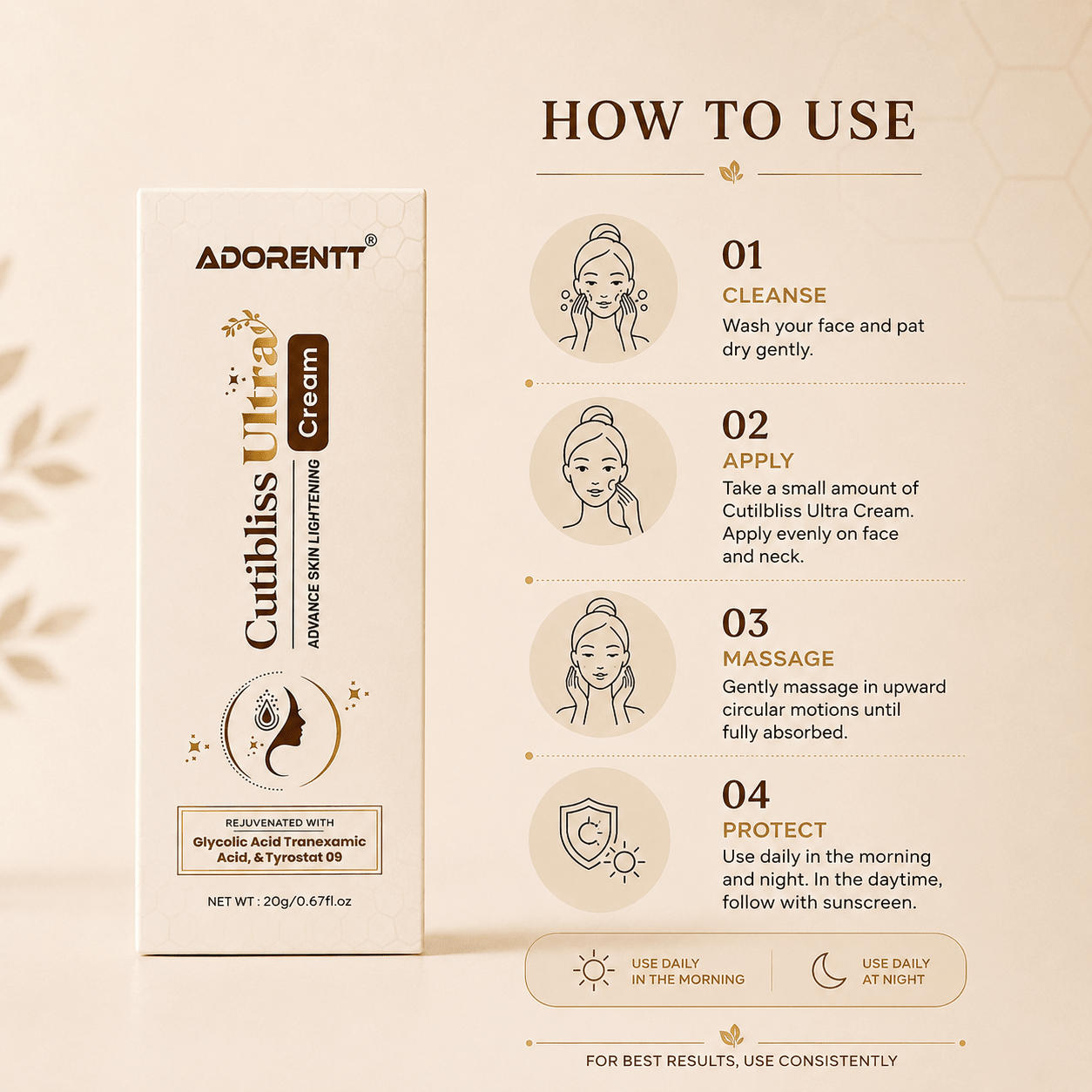 Cutibliss Ultra Advance Skin Lightening Cream - Cosmosentials