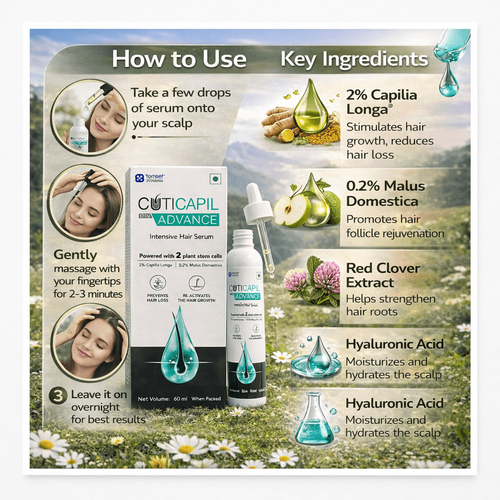 Cuticapil Stem Advance Intensive Hair Serum - Cosmosentials