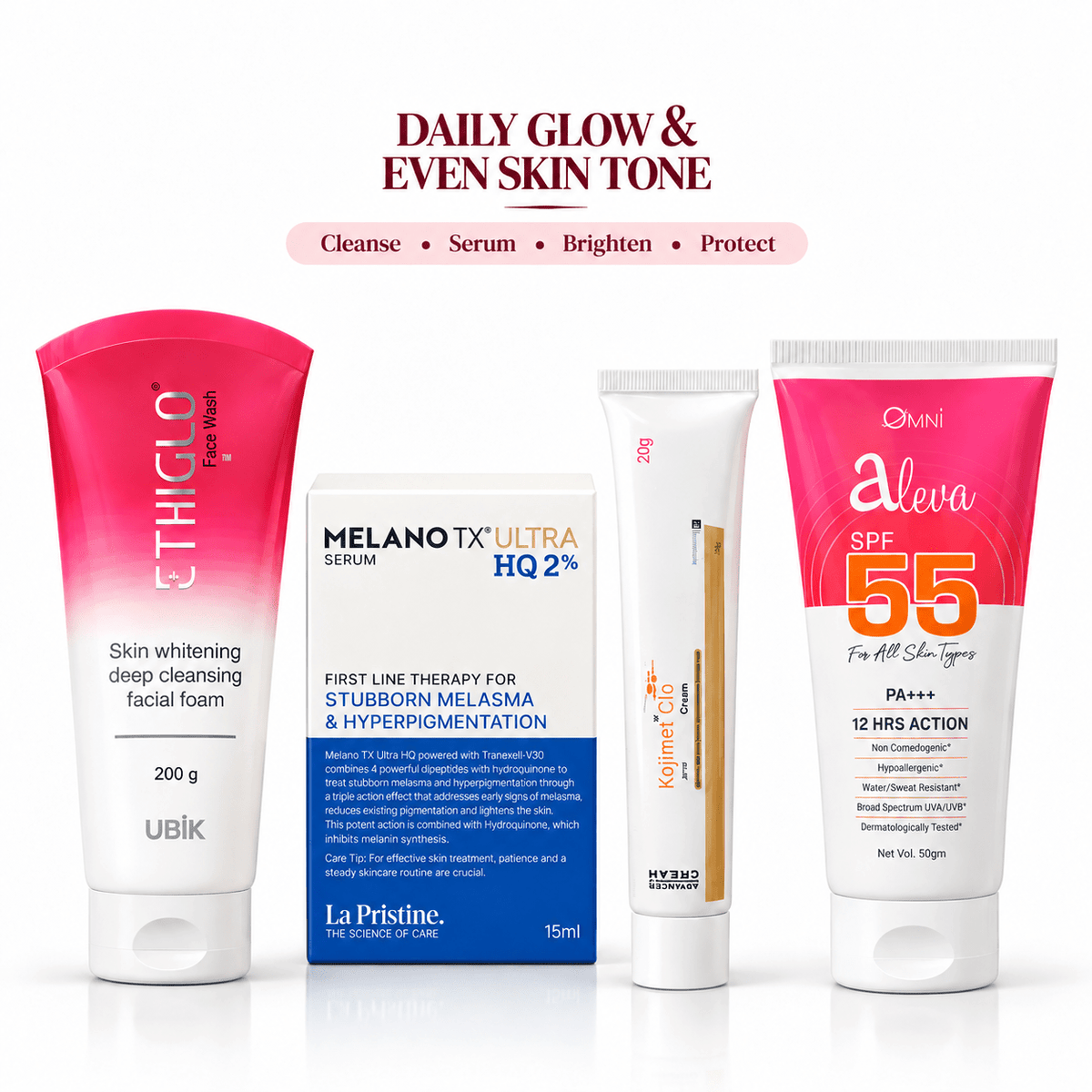 Daily Glow & Even Skin Tone Combo - Cosmosentials