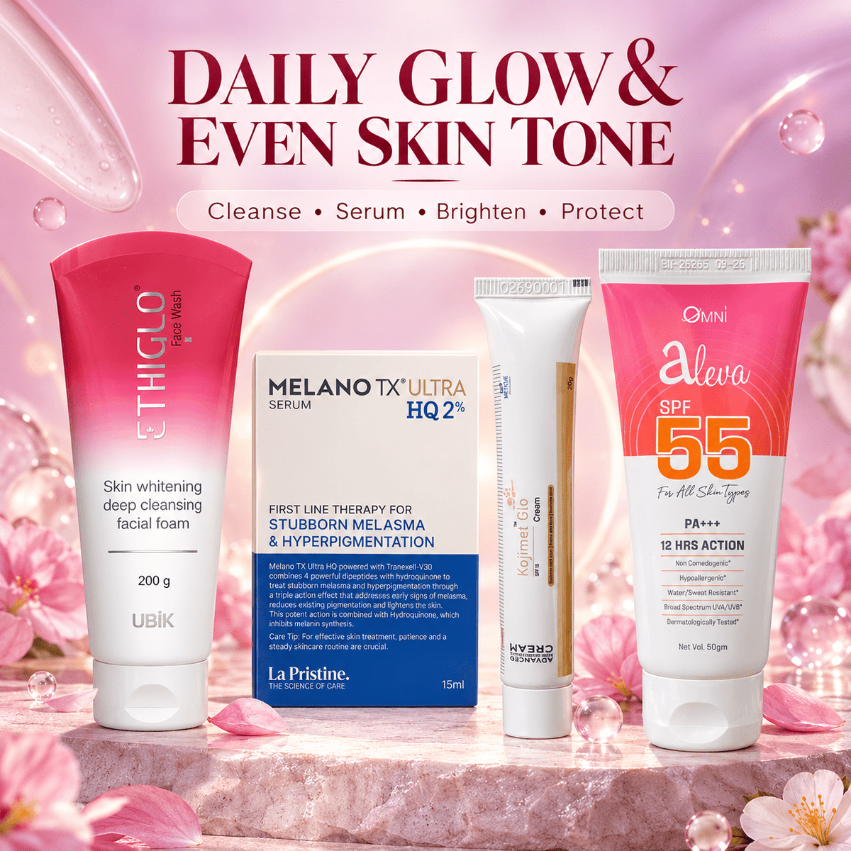 Daily Glow & Even Skin Tone Combo - Cosmosentials