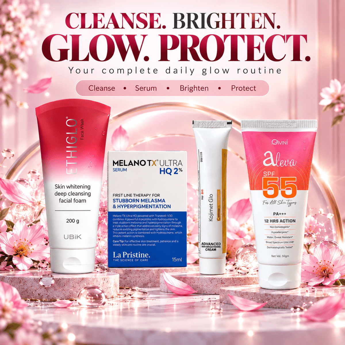 Daily Glow & Even Skin Tone Combo - Cosmosentials