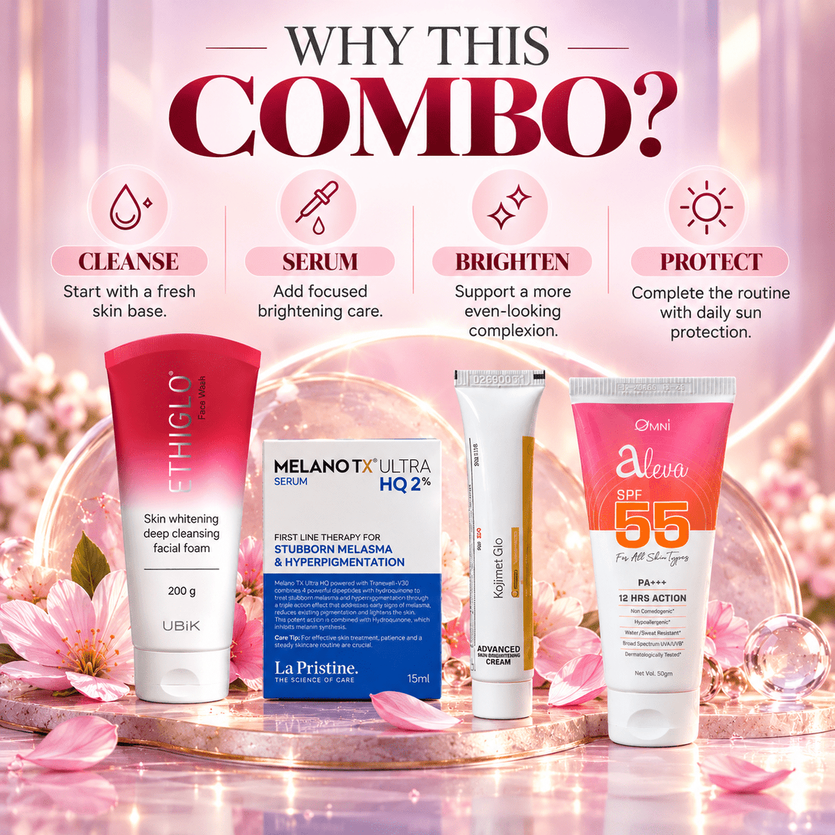 Daily Glow & Even Skin Tone Combo - Cosmosentials