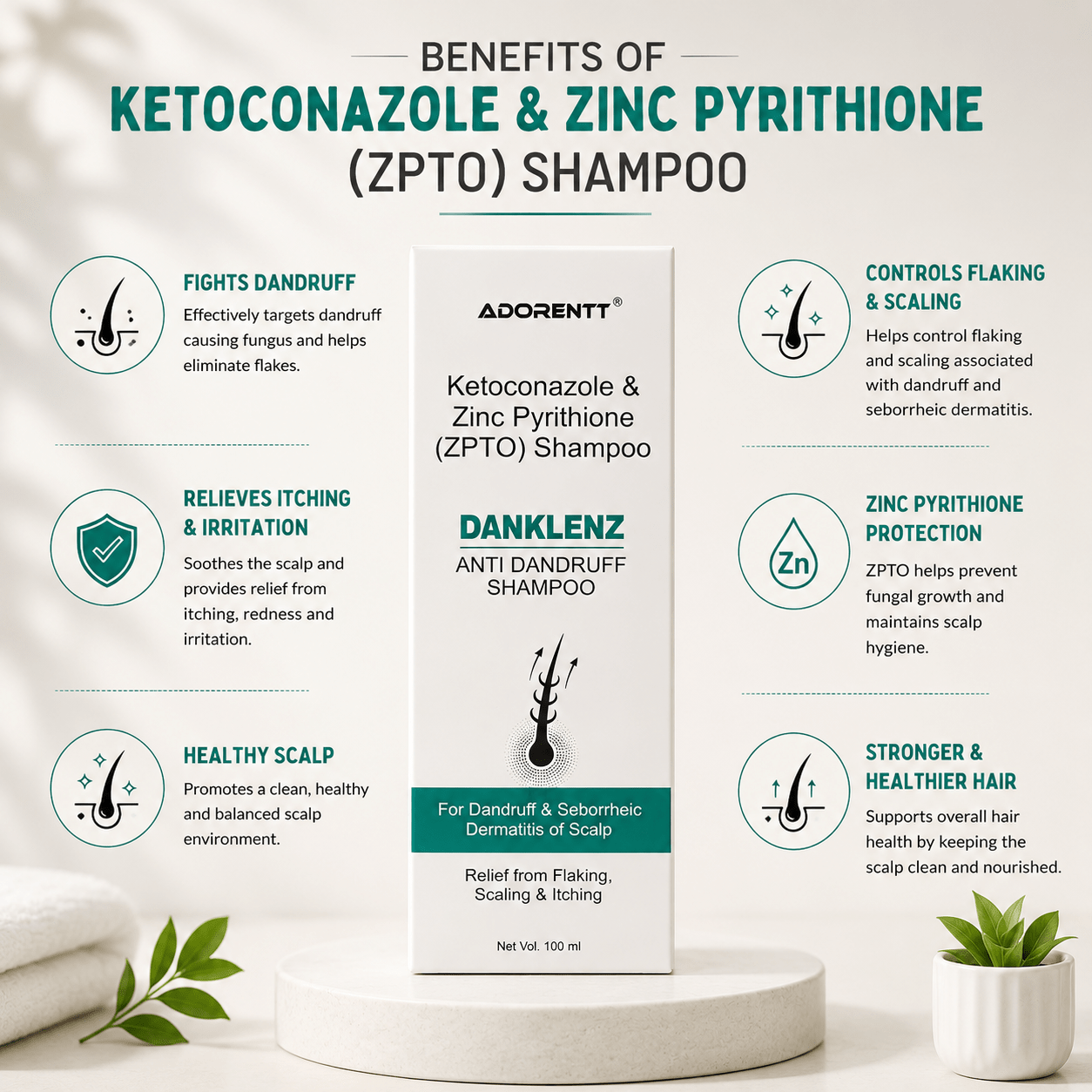 Danklenz Anti Dandruff Shampoo - Cosmosentials