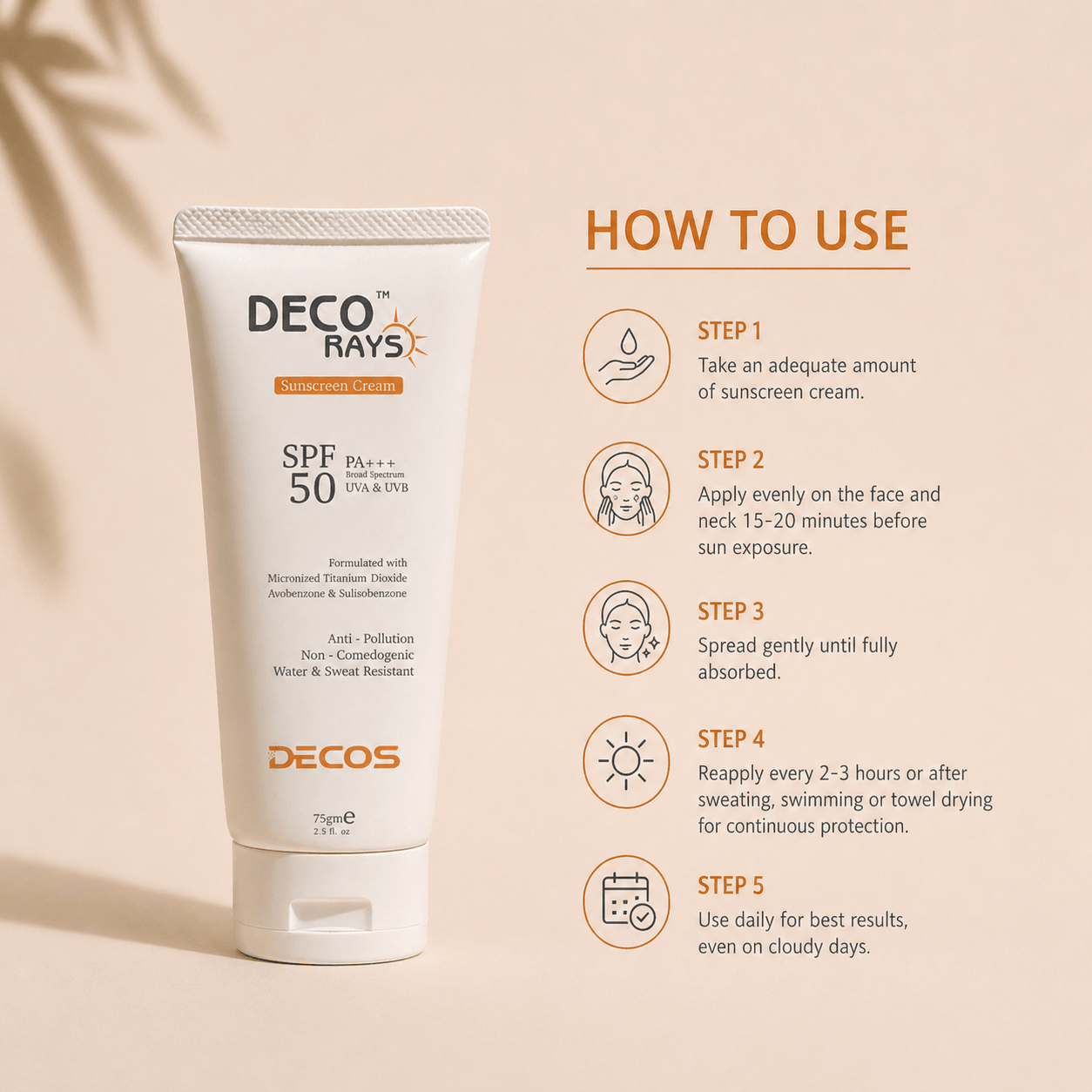 Deco Rays Sunscreen - Cosmosentials