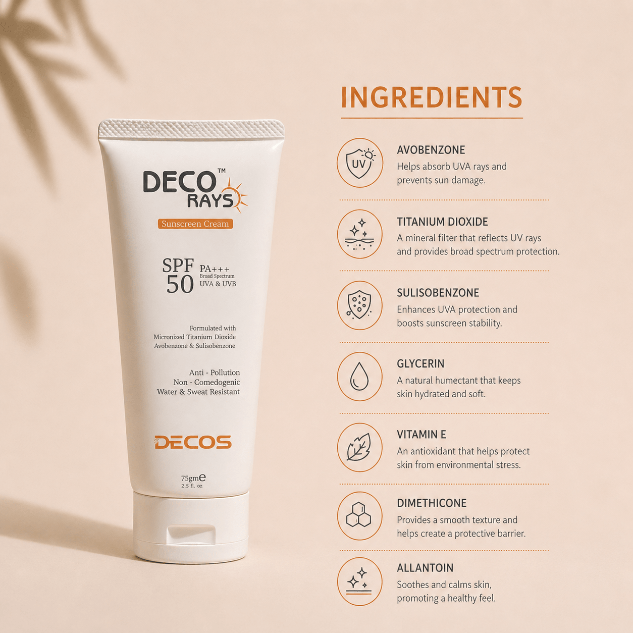 Deco Rays Sunscreen - Cosmosentials