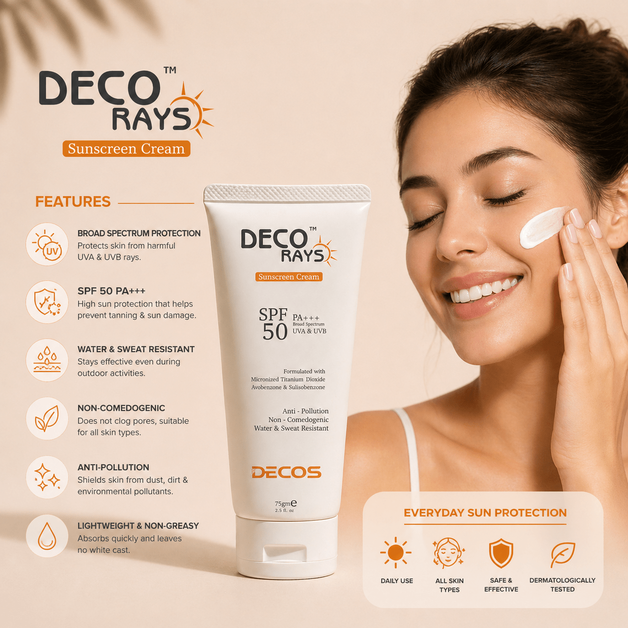 Deco Rays Sunscreen - Cosmosentials