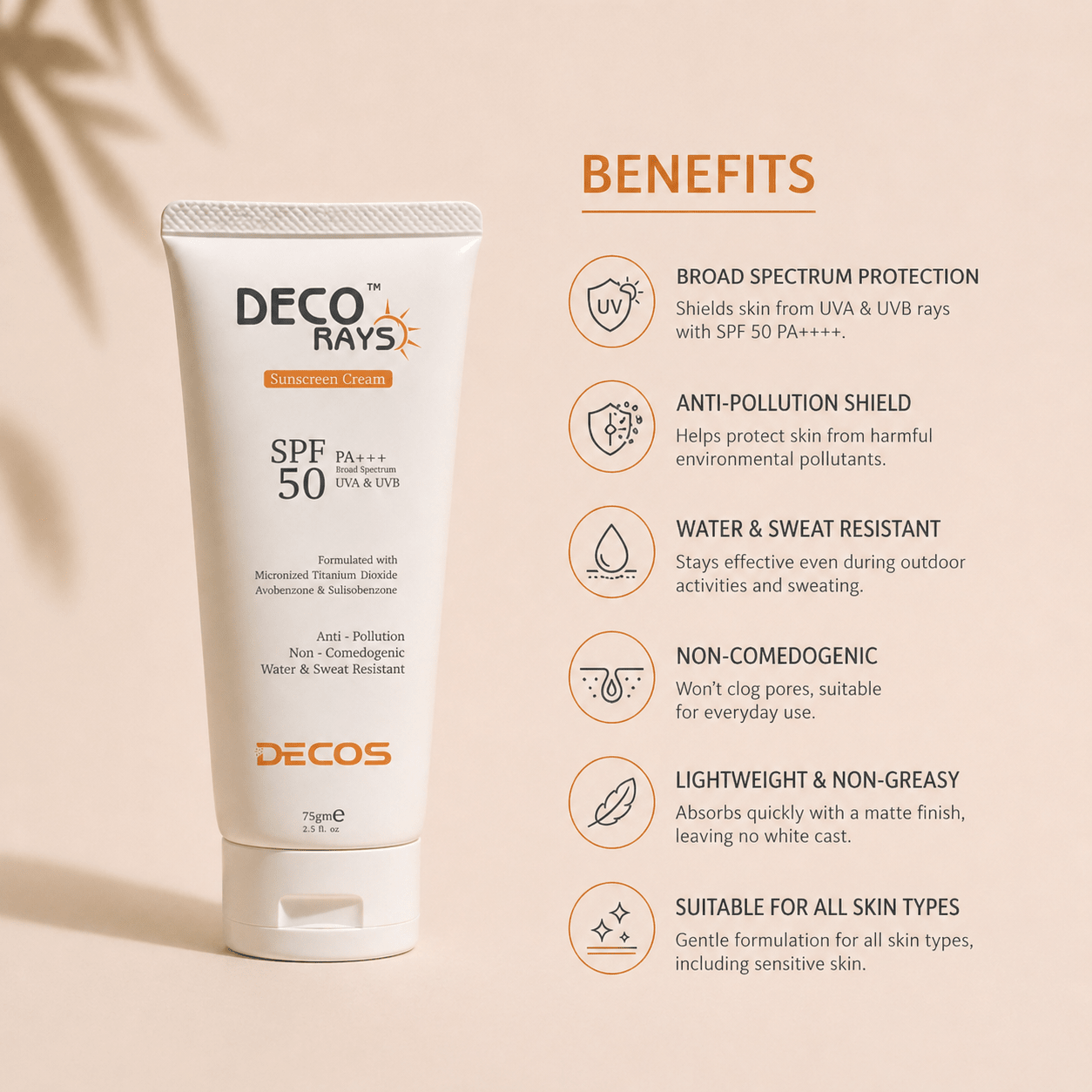Deco Rays Sunscreen - Cosmosentials