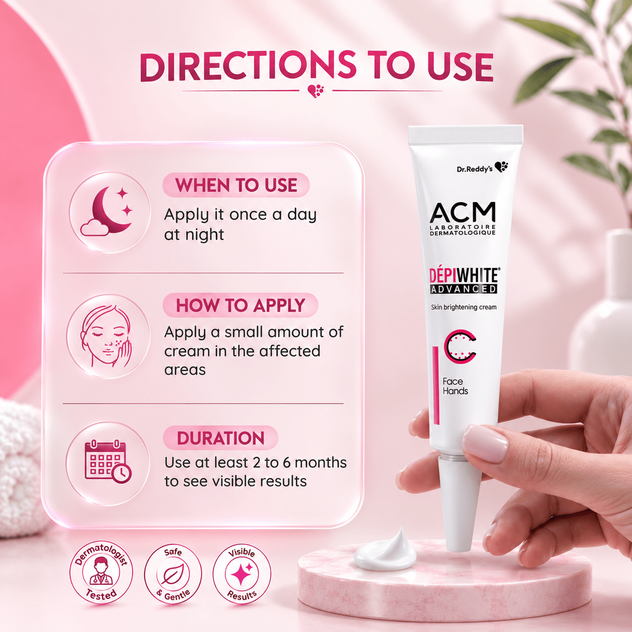 Depiwhite Advanced Skin Brightening & Lightening Cream - Cosmosentials