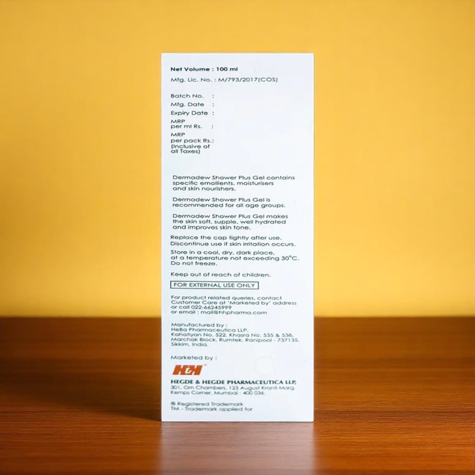 Dermadew Shower Gel - Cosmosentials