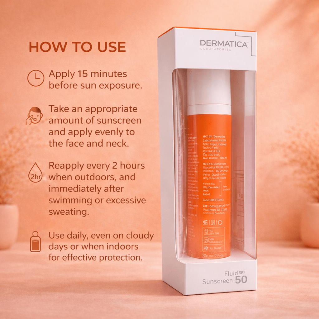 Dermatica Ray Protect Barelyon Fluid Sunscreen SPF 50 - Cosmosentials