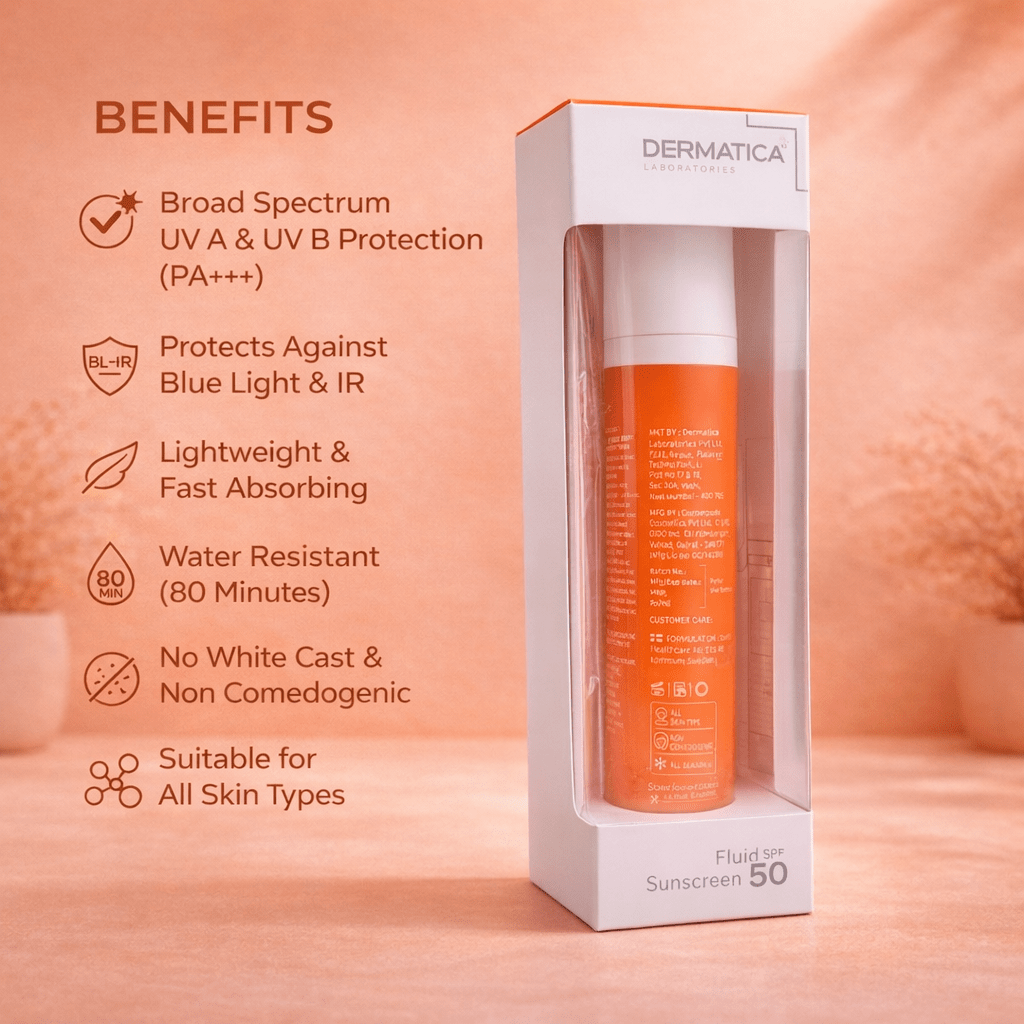 Dermatica Ray Protect Barelyon Fluid Sunscreen SPF 50 - Cosmosentials