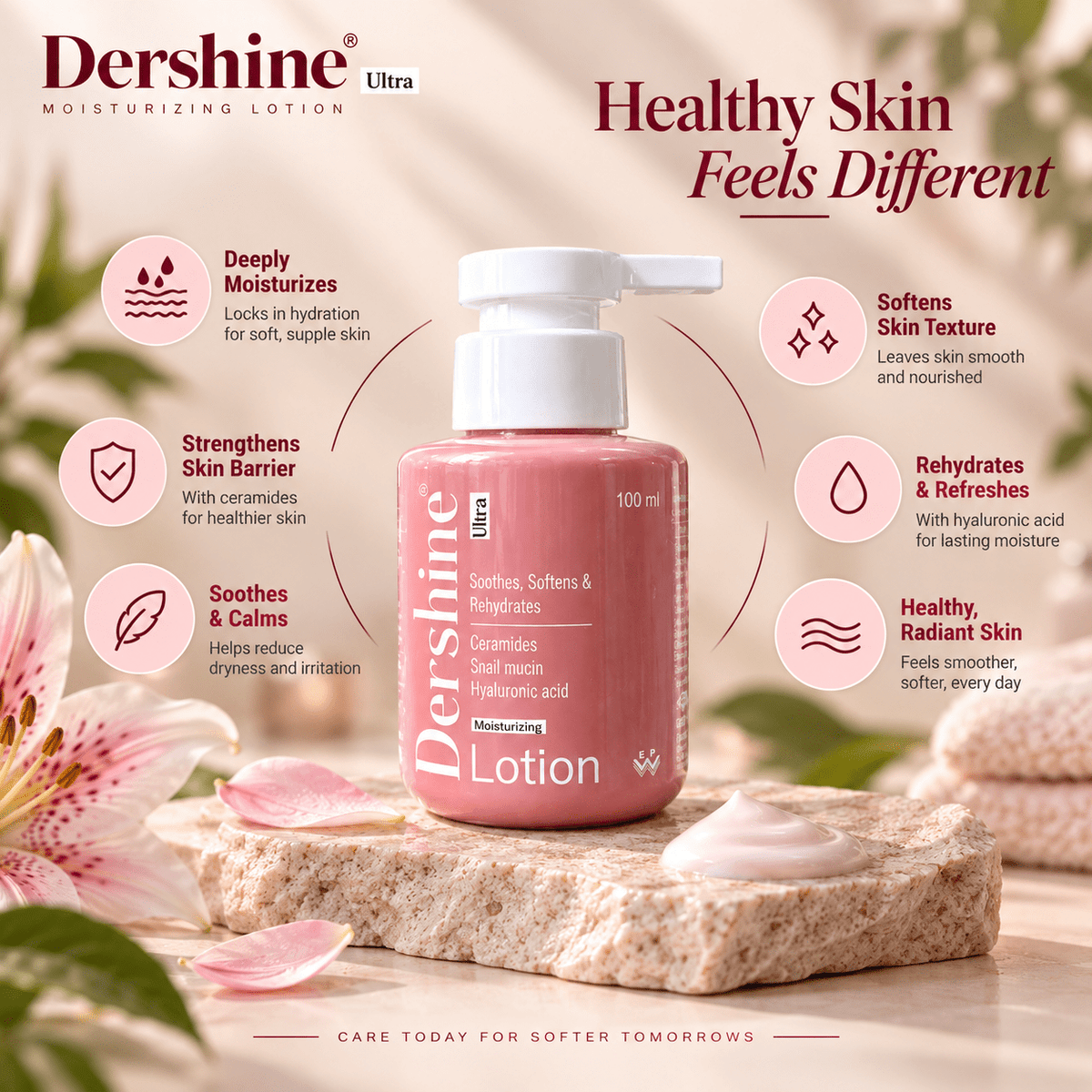 Dershine Ultra Moisturizing Lotion - Cosmosentials
