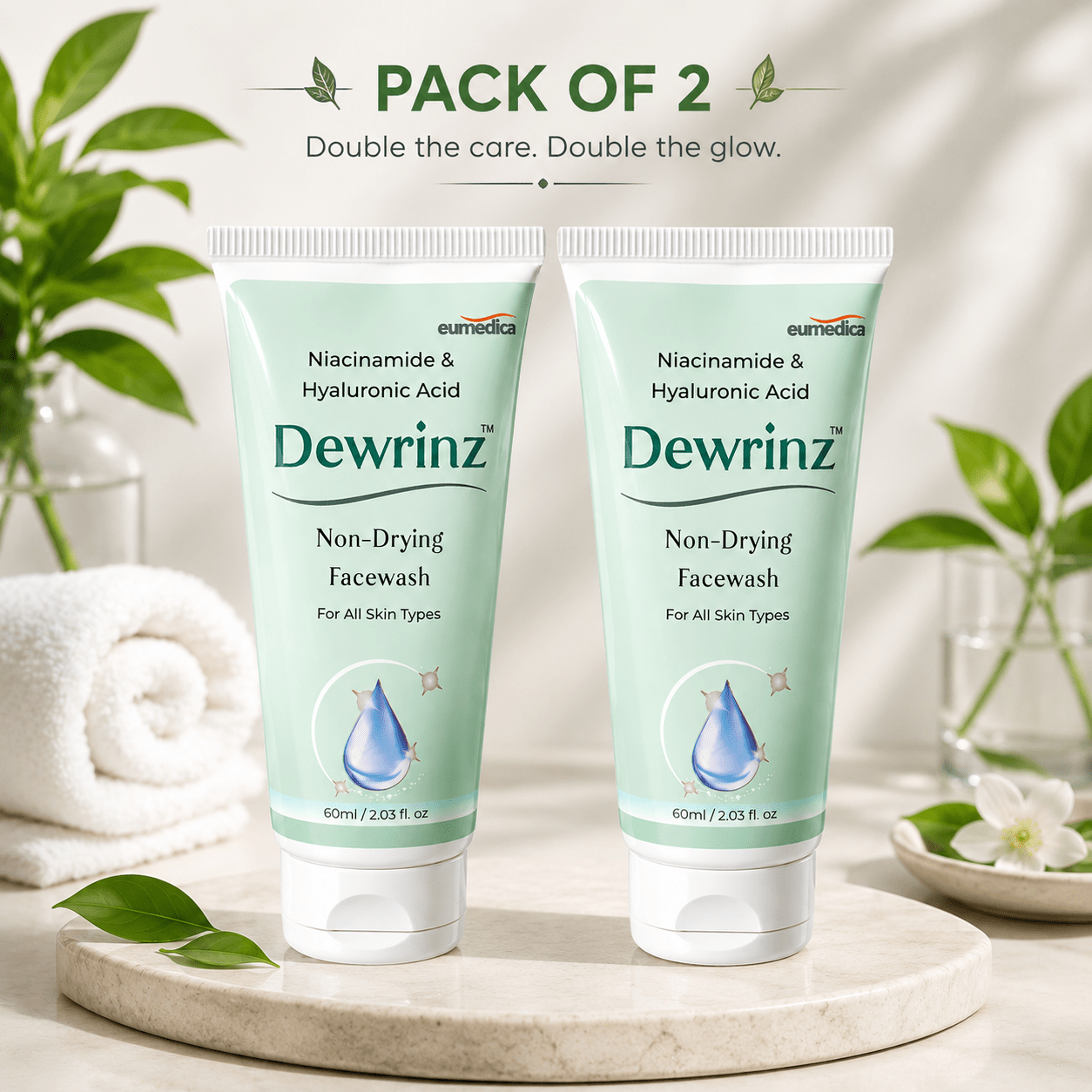 Dewrinz Non-Drying Facewash - Cosmosentials