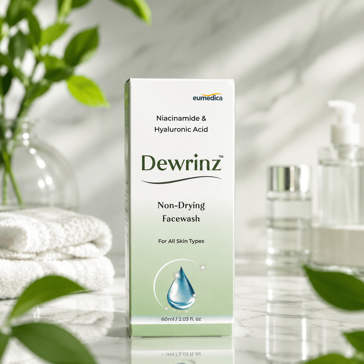 Dewrinz Non-Drying Facewash - Cosmosentials