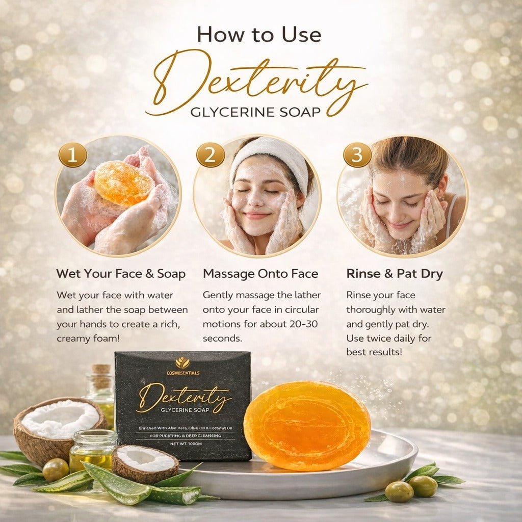 Dexterity Glycernine Soap - Cosmosentials