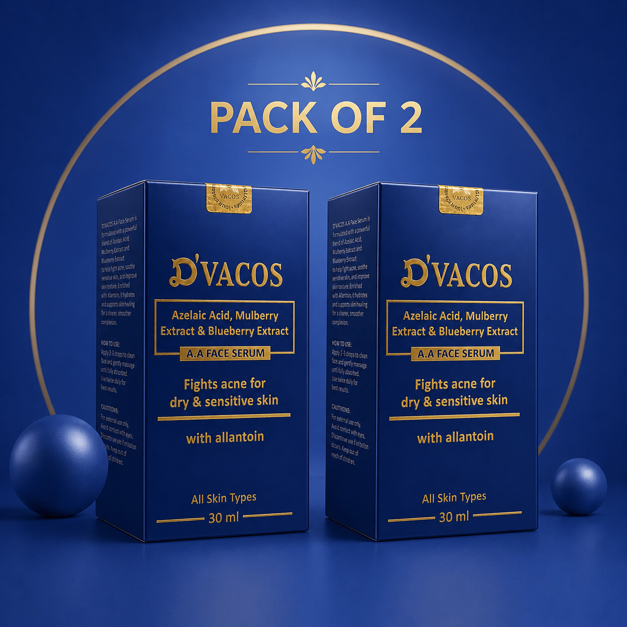D'VACOS A.A Face Serum - Cosmosentials