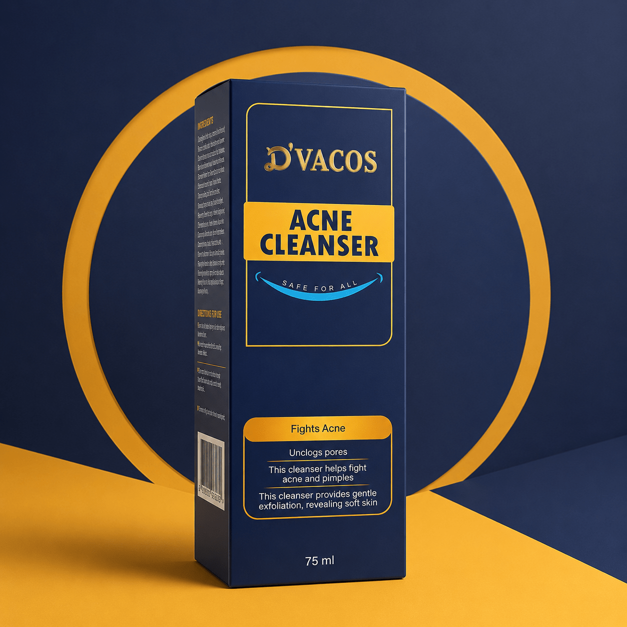 D'Vacos Acne Cleanser - Cosmosentials