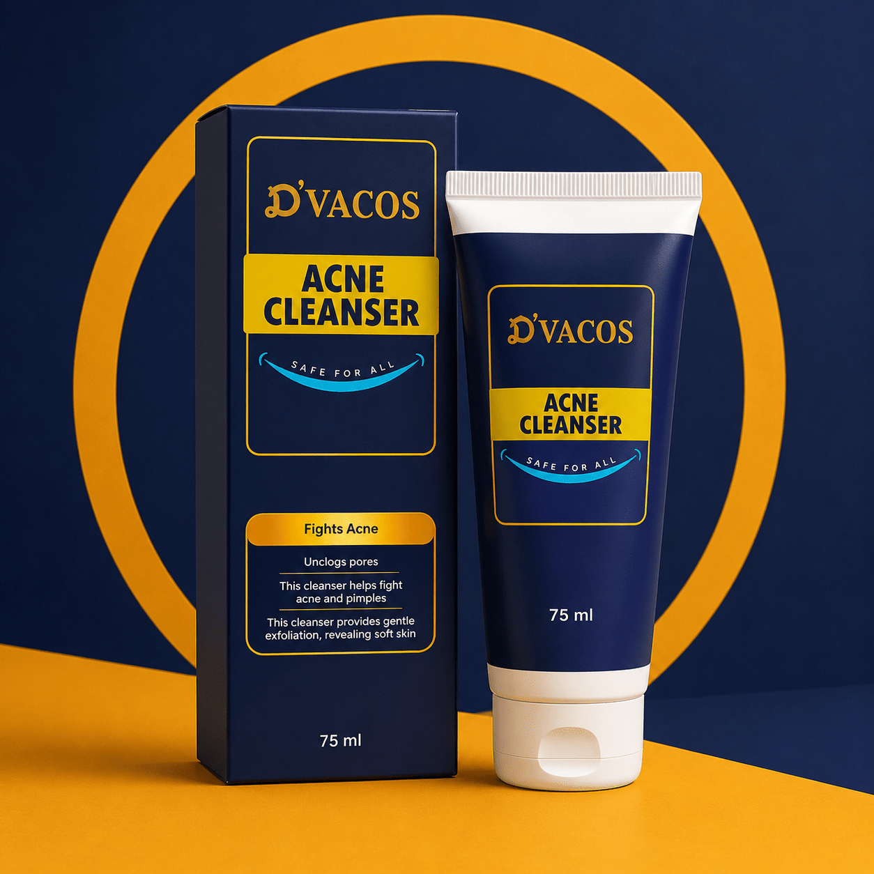 D'Vacos Acne Cleanser - Cosmosentials