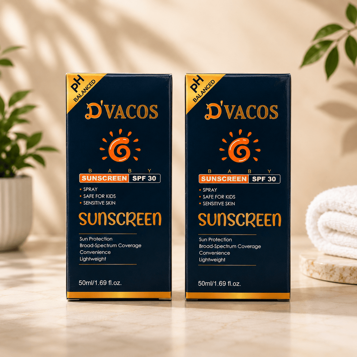 D'Vacos Baby Sunscreen SPF 30 - Cosmosentials