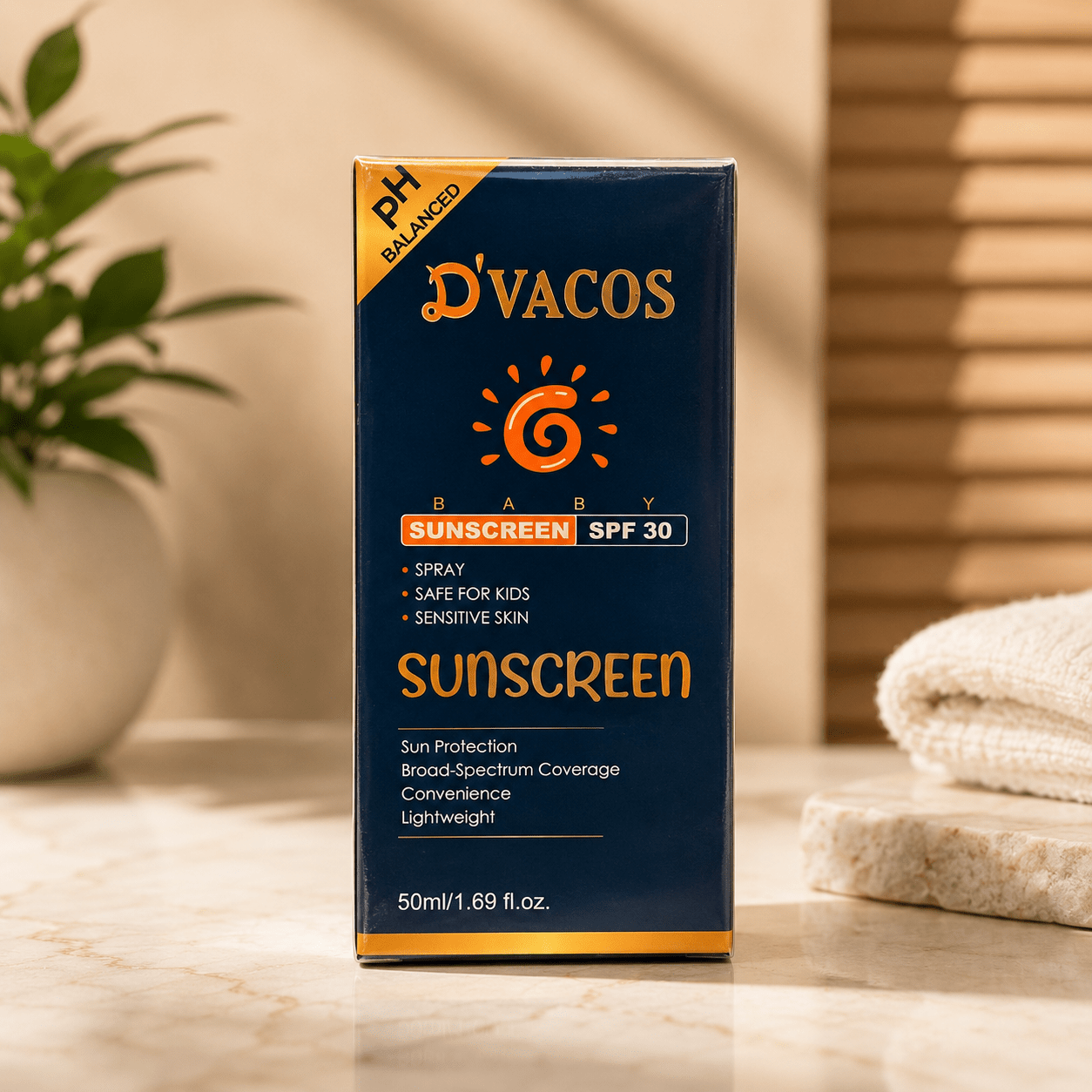 D'Vacos Baby Sunscreen SPF 30 - Cosmosentials