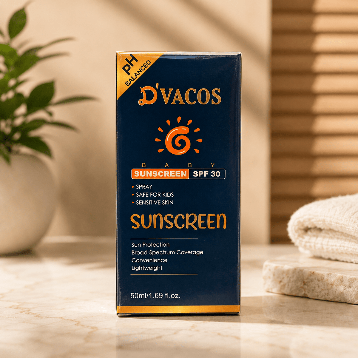 D'Vacos Baby Sunscreen SPF 30 - Cosmosentials