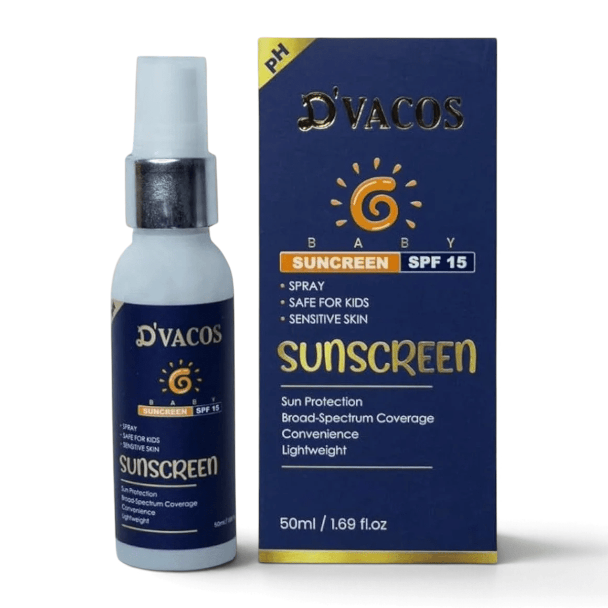 D'vacos Baby Sunscreen SPF15 - Cosmosentials