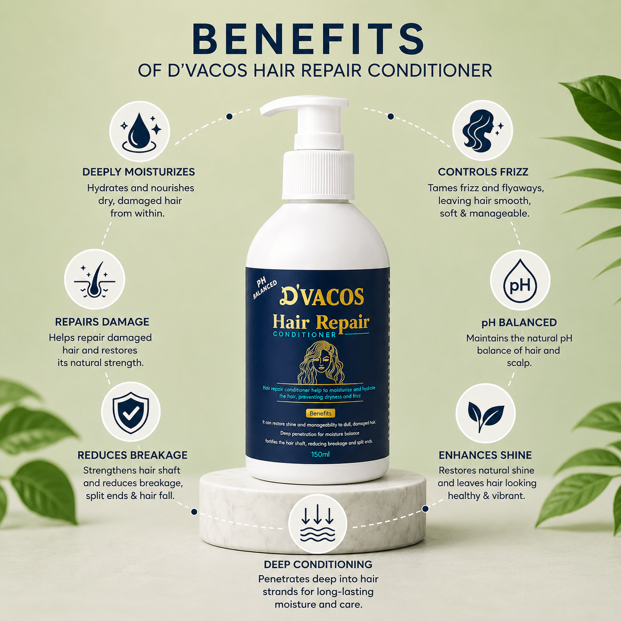 D'Vacos Hair Repair Conditioner - Cosmosentials