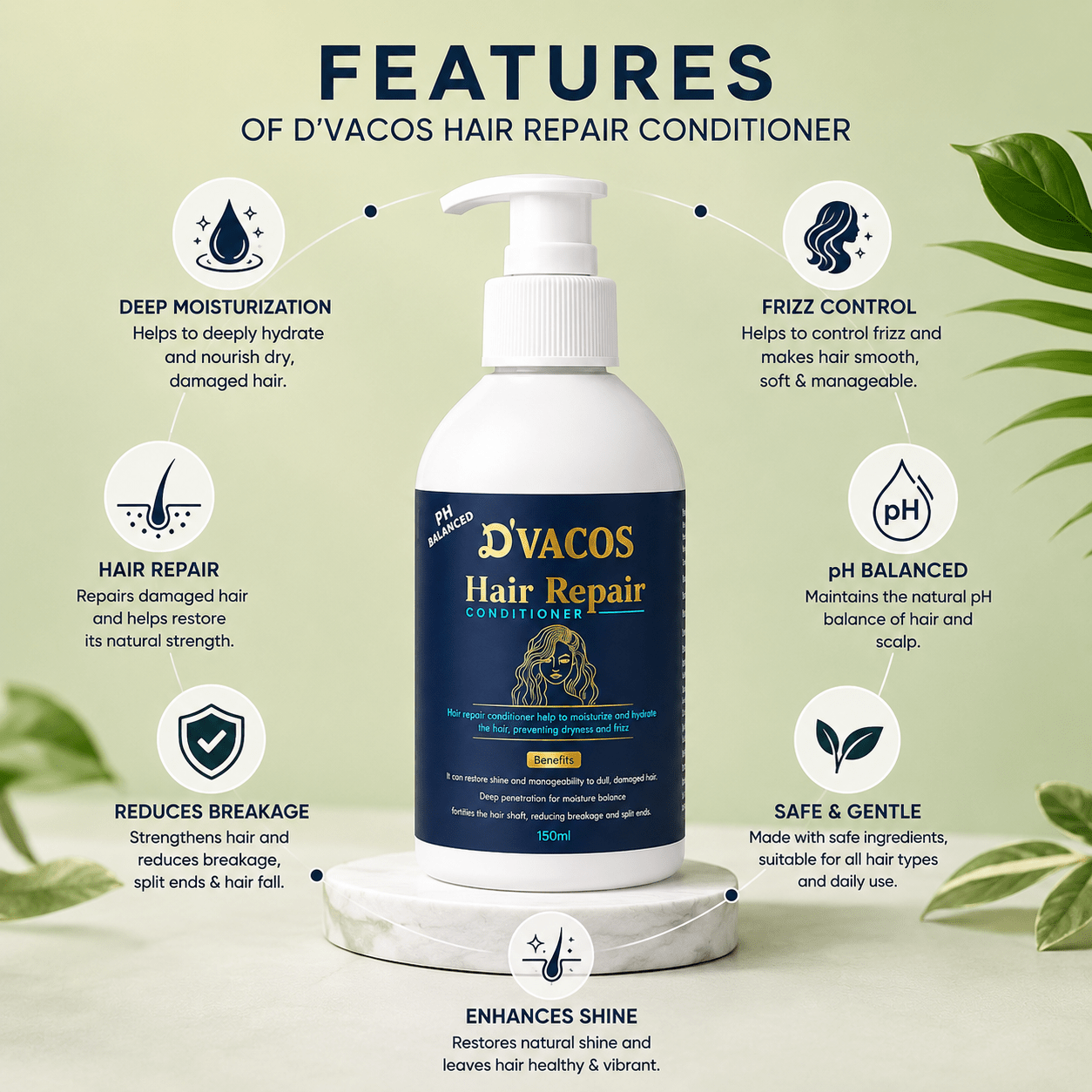 D'Vacos Hair Repair Conditioner - Cosmosentials