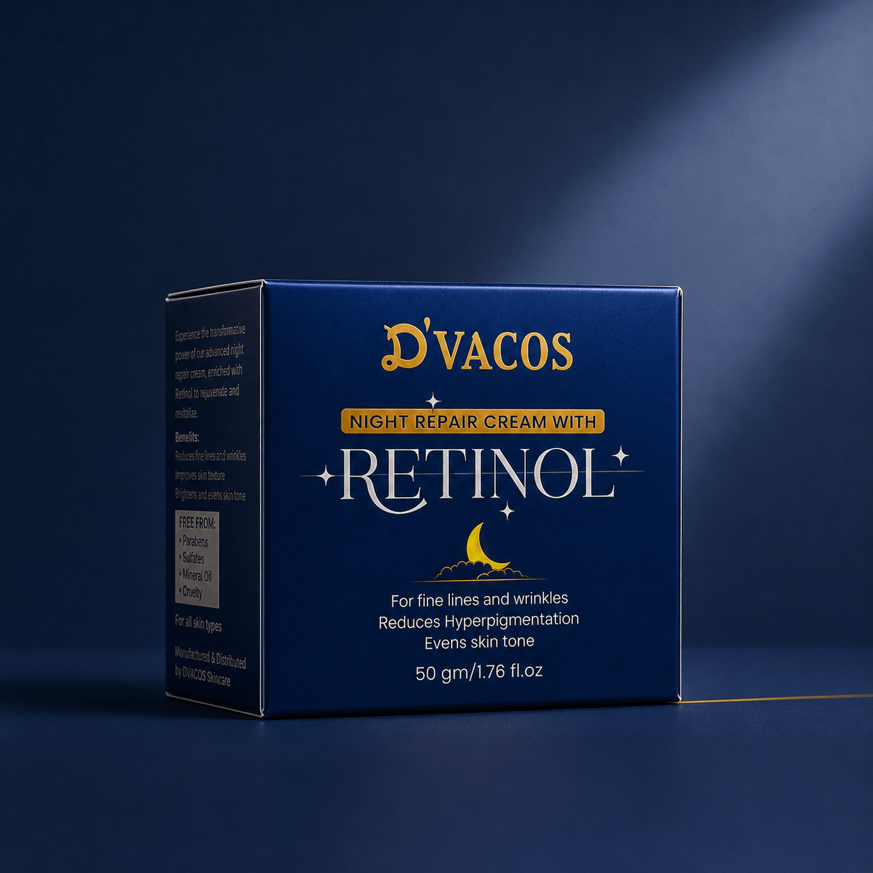 D’VACOS Night Repair Cream with Retinol - Cosmosentials