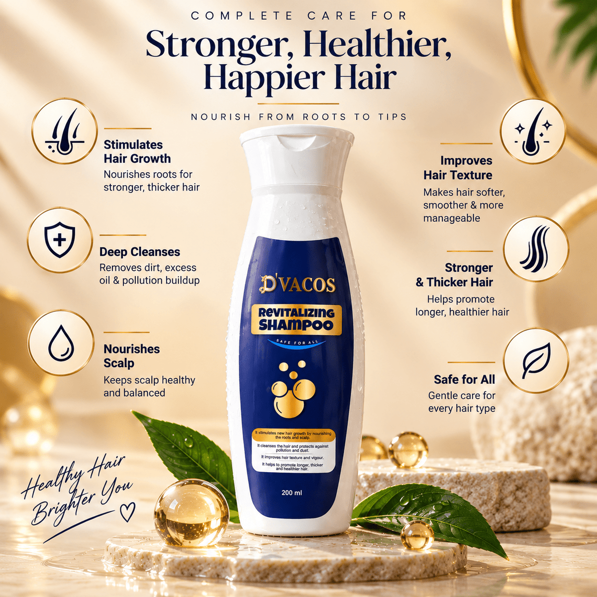 D’Vacos Revitalizing Shampoo - Cosmosentials