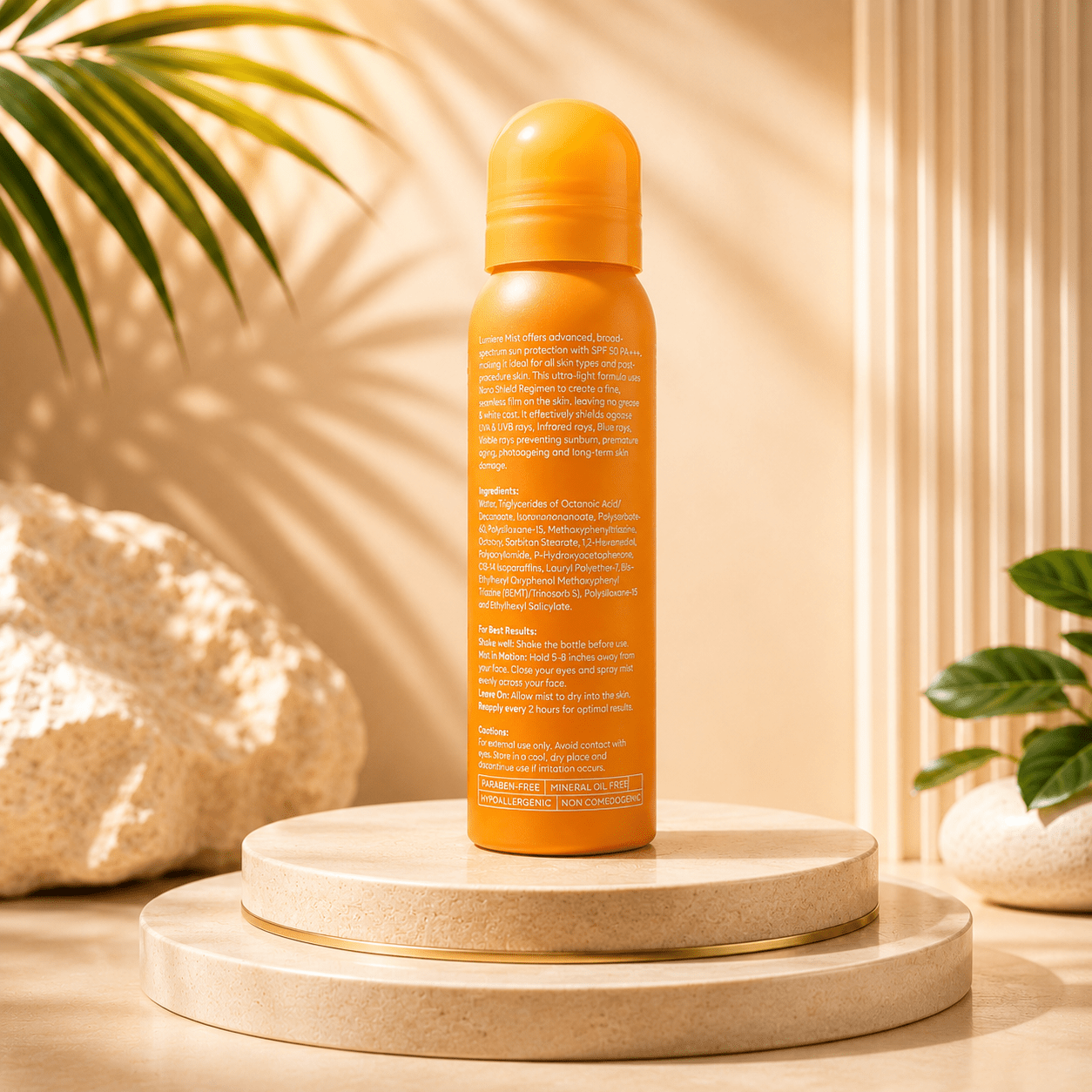 Eclipse Solaire Lumiere Mist SPF 50 PA+++ Sunscreen Spray - Cosmosentials