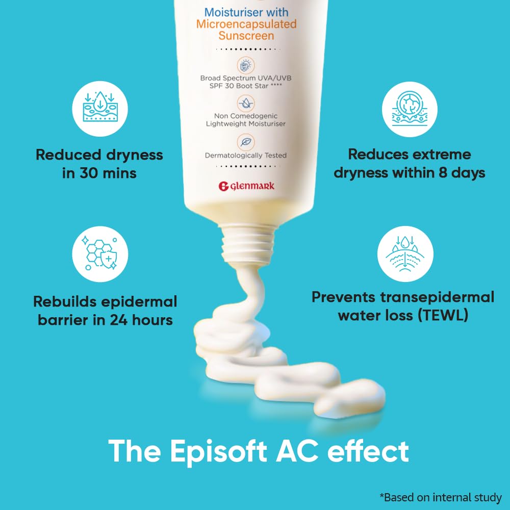 Episoft AC Moisturiser with Sunscreen (SPF 30) - Cosmosentials