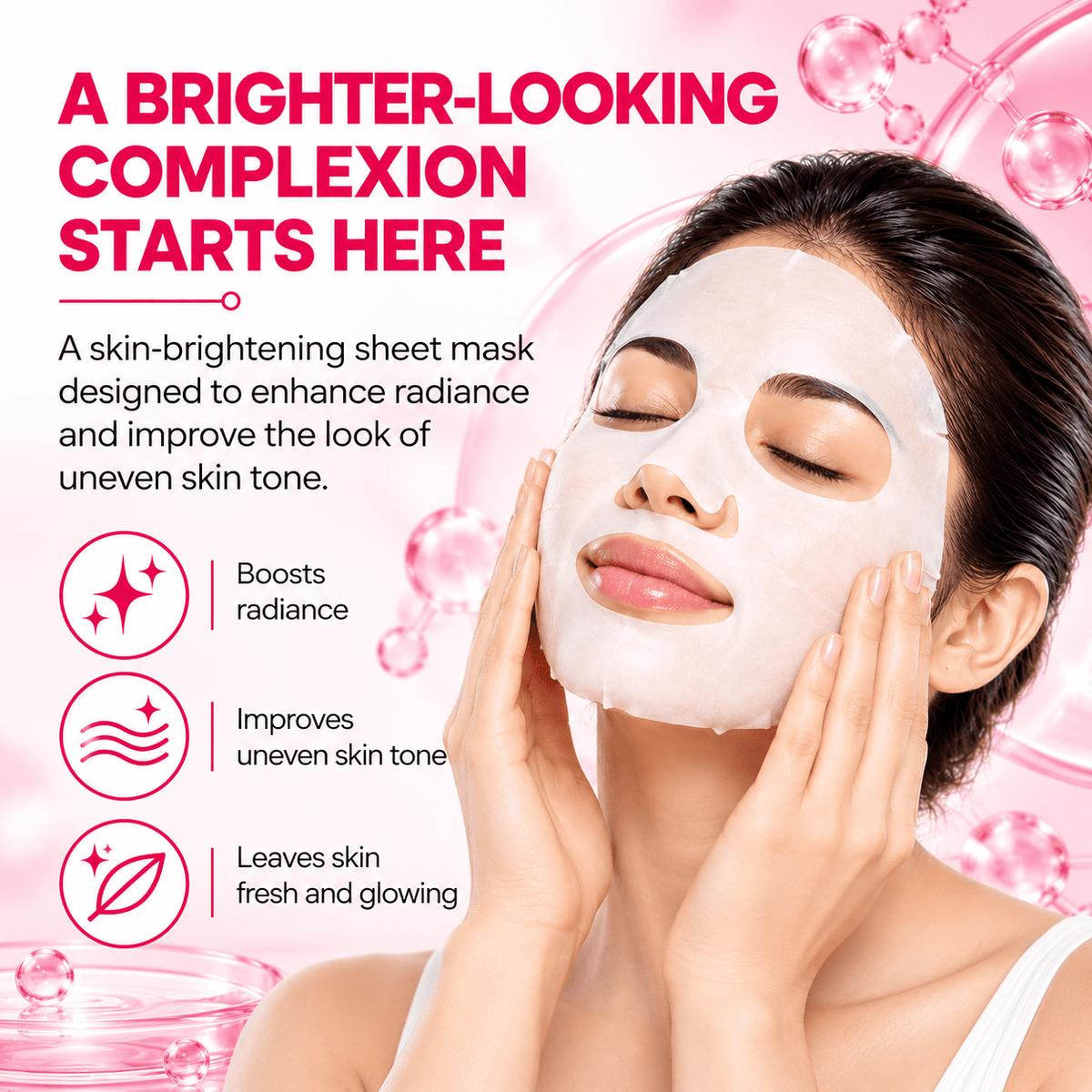 Ethiglo Sheet Mask for Skin Brightening - Cosmosentials
