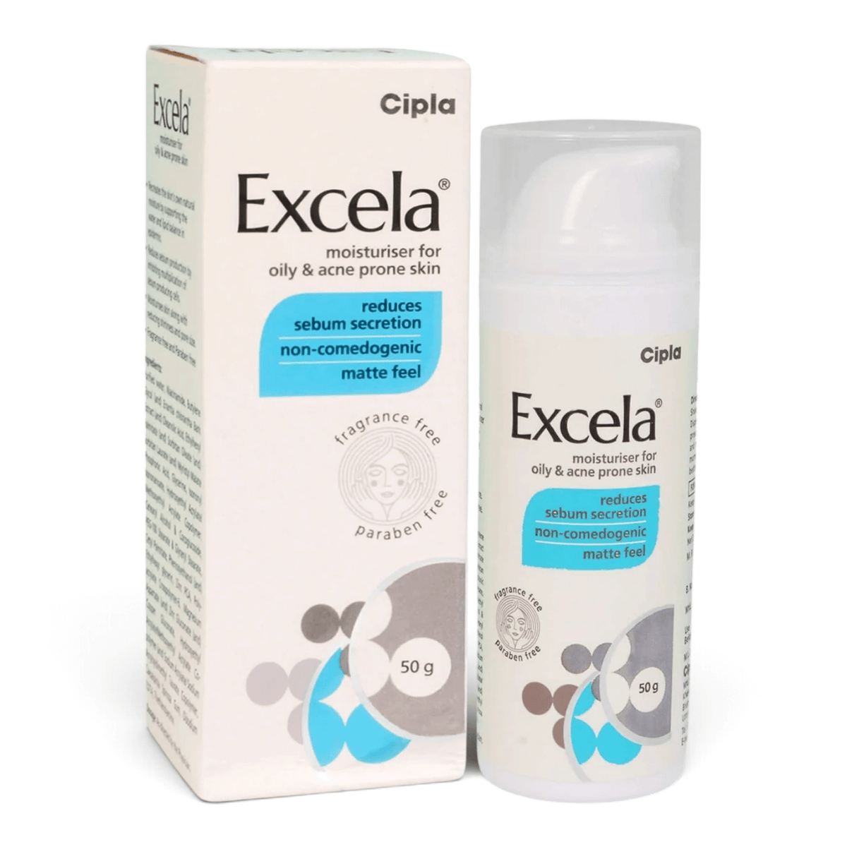 Excela Moisturiser for Oily & Acne Prone Skin - Cosmosentials