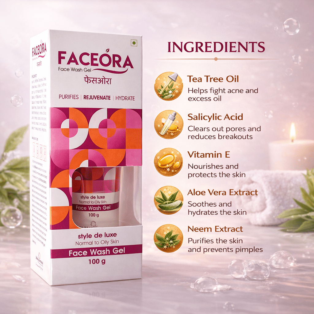 Faceora Face Wash Gel - Cosmosentials
