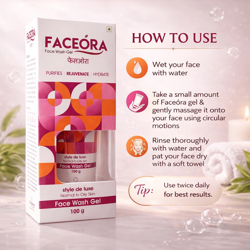 Faceora Face Wash Gel - Cosmosentials