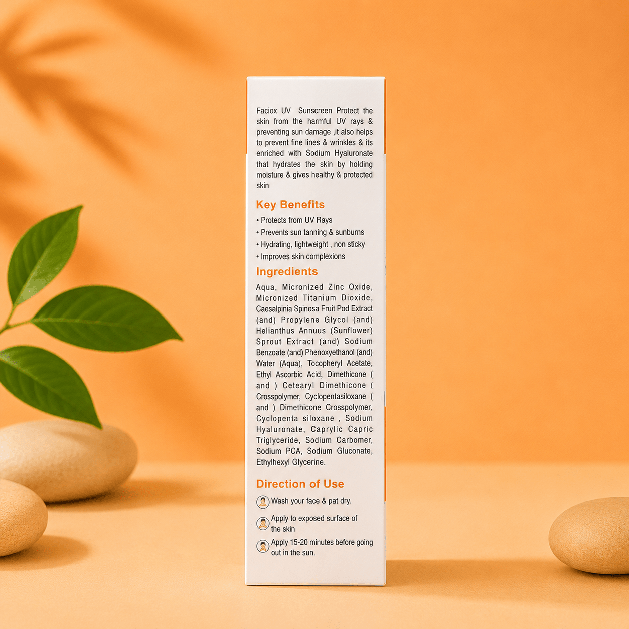 Faciox UV Weightless Sunscreen SPF 50 PA+++ - Cosmosentials