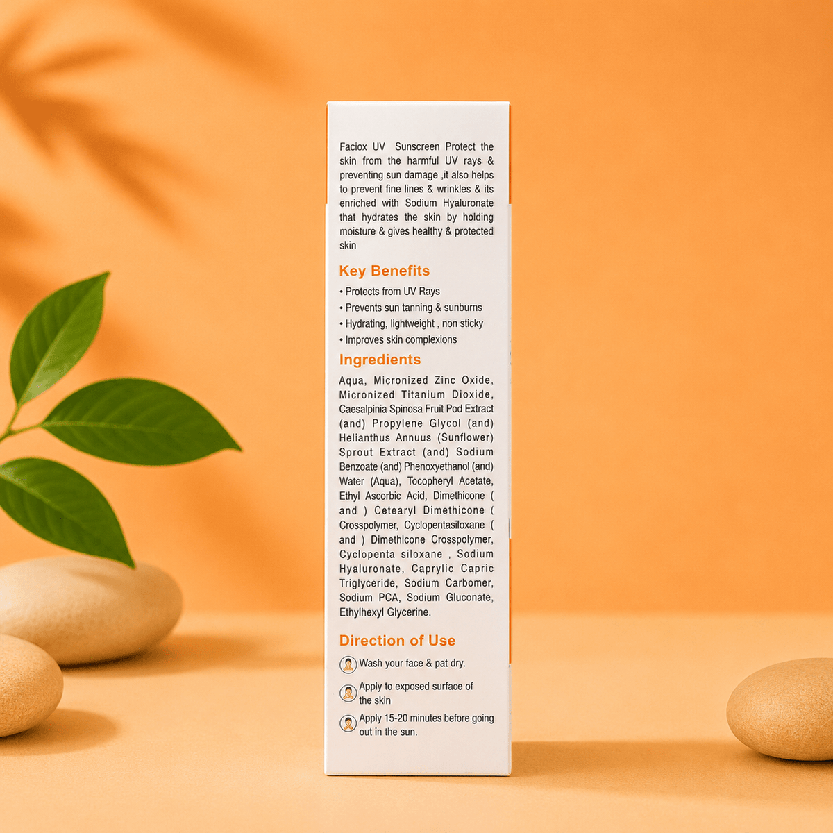 Faciox UV Weightless Sunscreen SPF 50 PA+++ - Cosmosentials