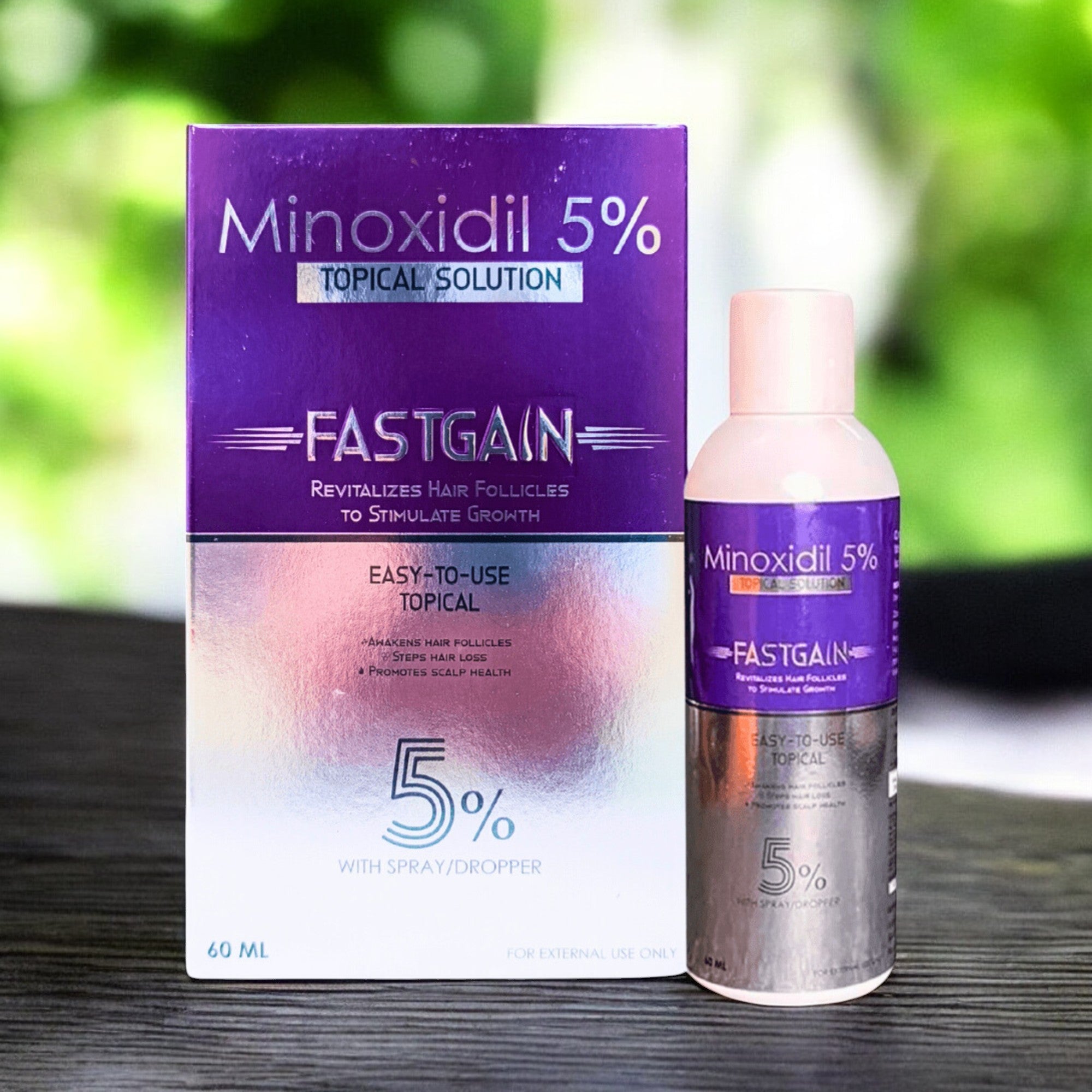 Fastgain Minoxidil 5% Topical Solutions - Cosmosentials