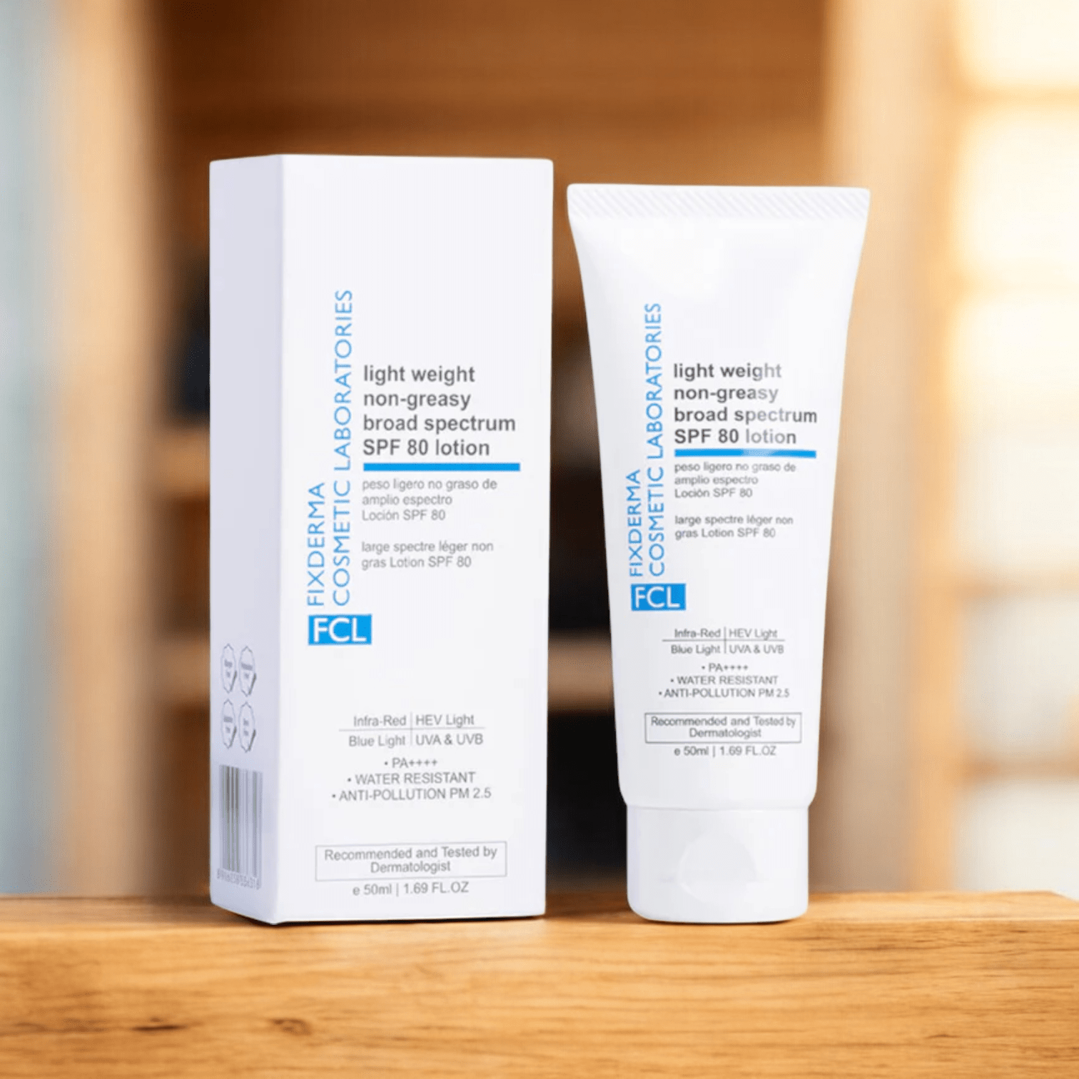 FCL Light Weight Non - Greasy Broad Spectrum SPF 80 Lotion - Cosmosentials