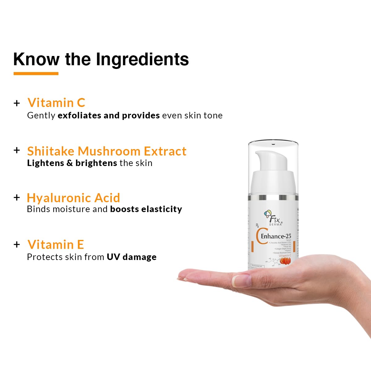 Fixderma 25% Vitamin C Serum - Cosmosentials