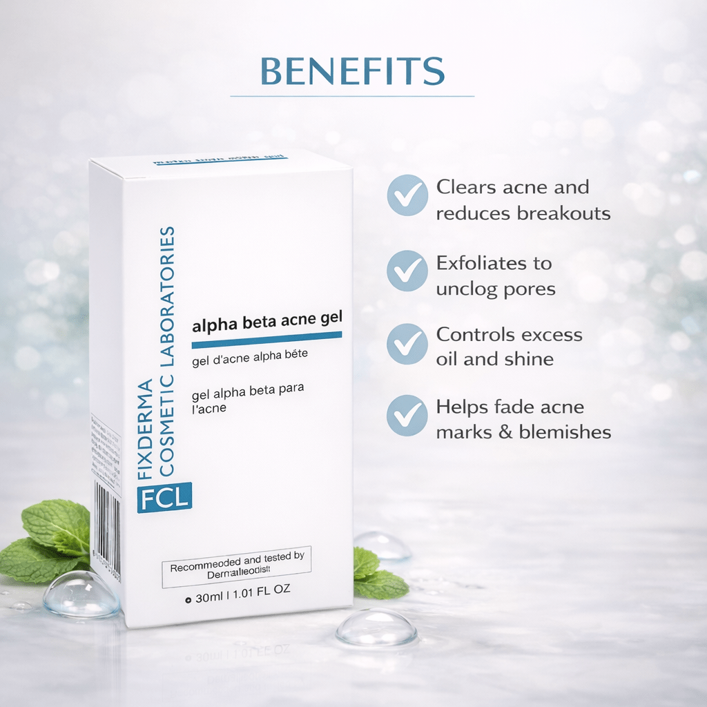 Fixderma Alpha Beta Acne Gel - Cosmosentials